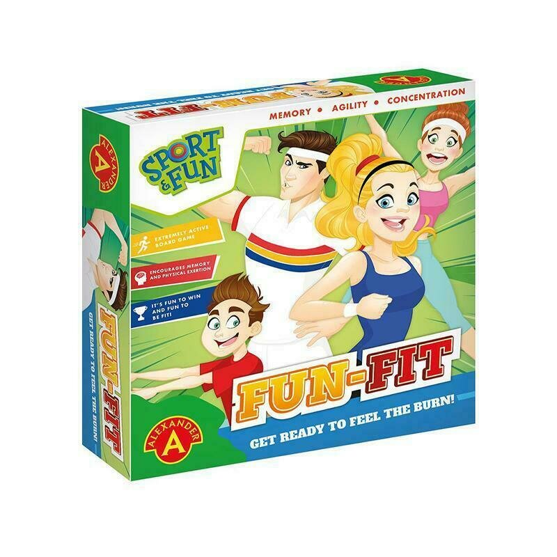 Alexander toys - joc de societate fun-fit , pentru miscare