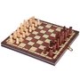 Joc educativ multifunctional, Jokomisiada, Sah, dame si table, Perfect pentru incpatori, dar si avansati, Din lemn, Contine 65 piese, 3 ani+ - 5