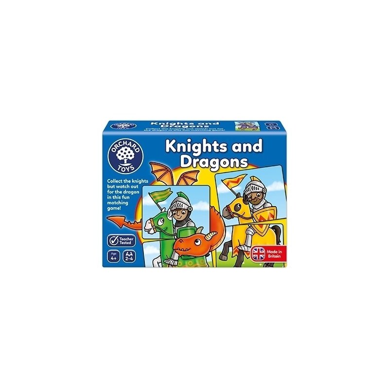 Orchard toys - joc educativ - puzzle cavaleri si dragoni knights and dragons