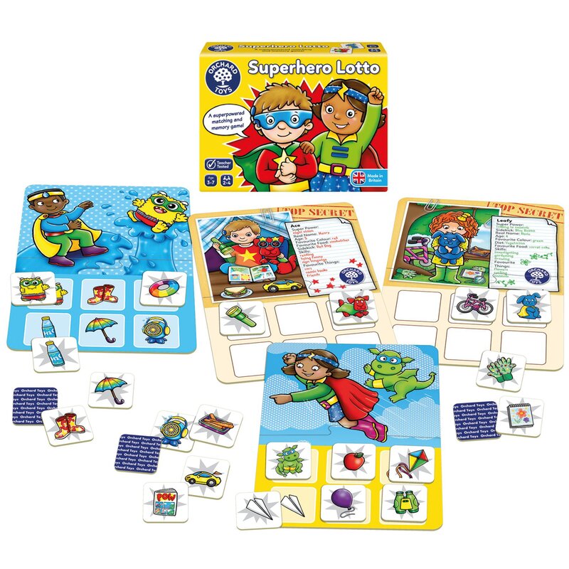 Orchard toys - joc educativ supererou lotto