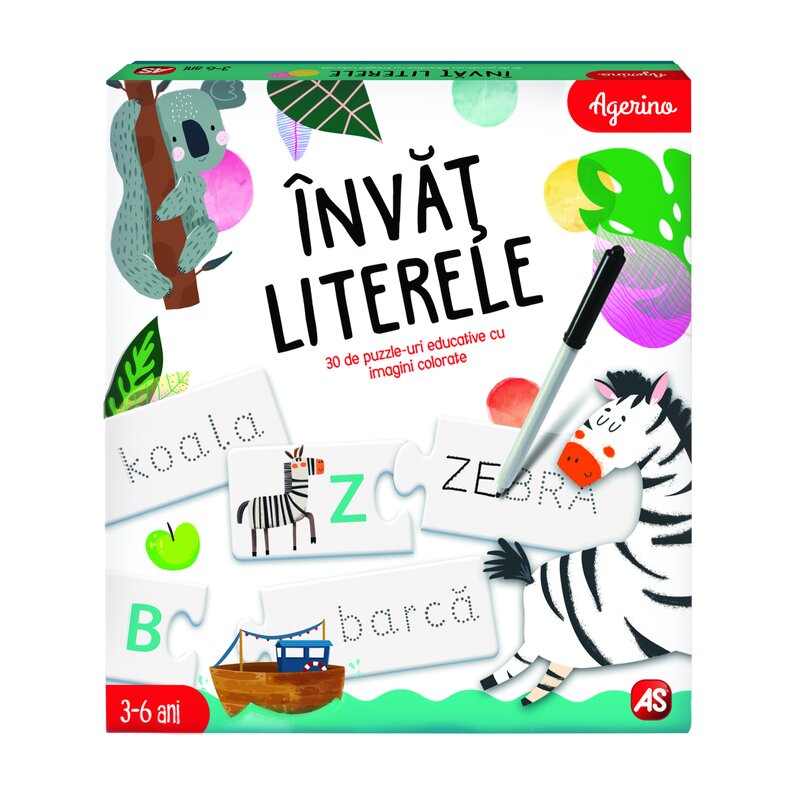 As - joc invat literele