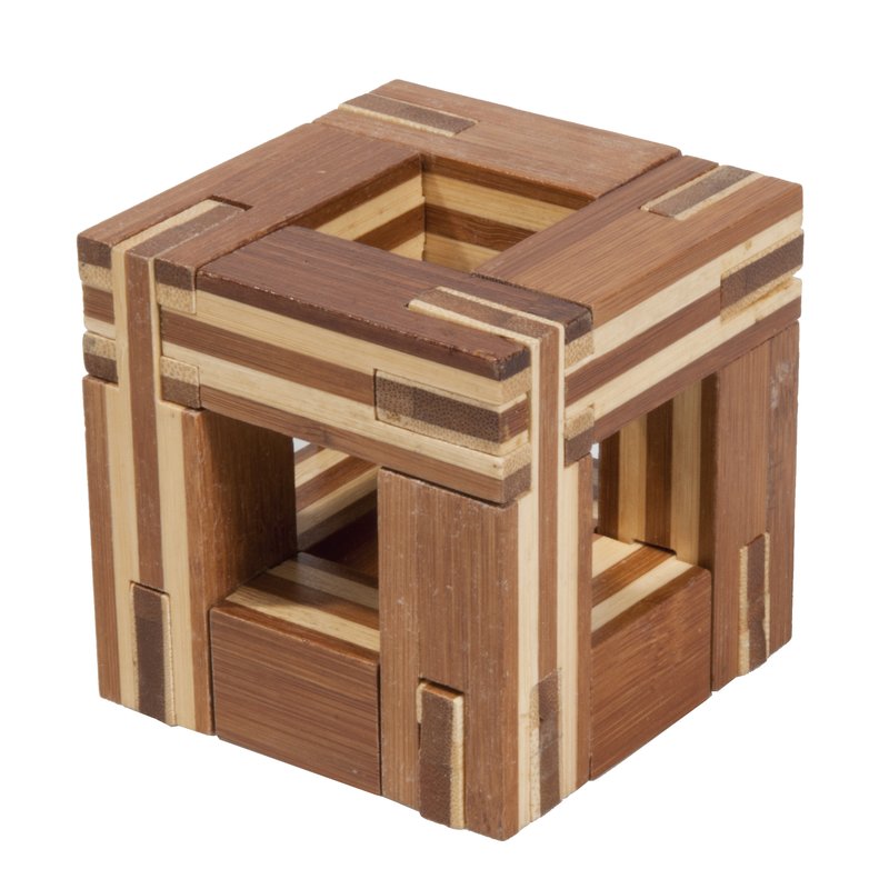 Fridolin - joc logic iq din lemn bambus magic frame