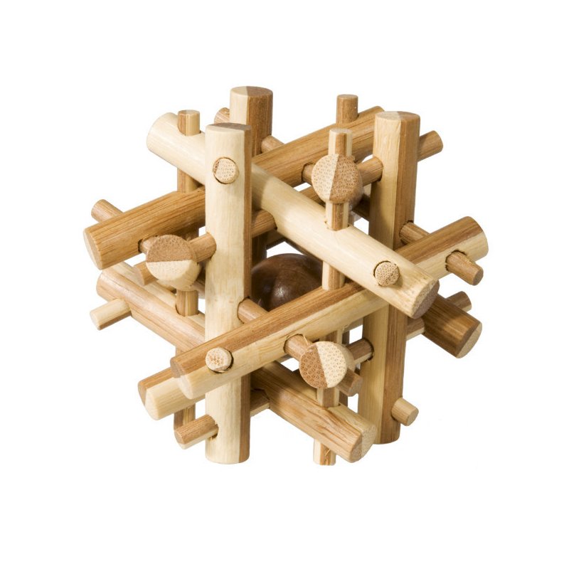 Fridolin - joc logic iq din lemn bambus magic sticks