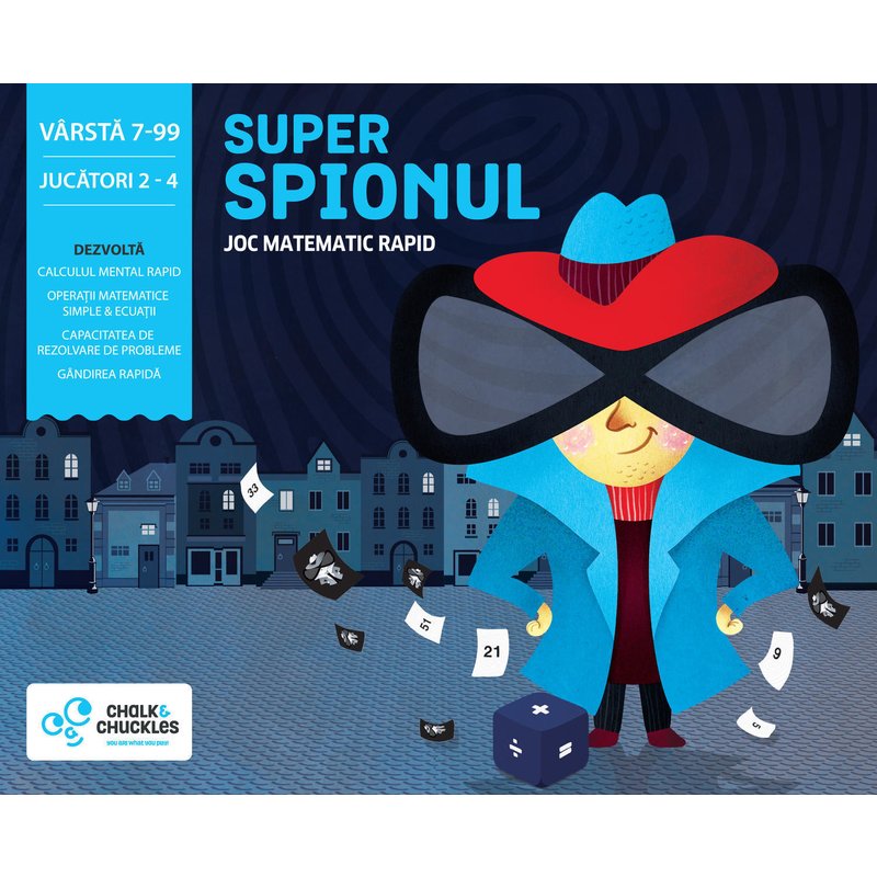 Chalk and chuckles - joc matematic super spionul