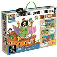 Lisciani - Puzzle 3D Corabia piratilor Montessori Puzzle Copii, piese 45