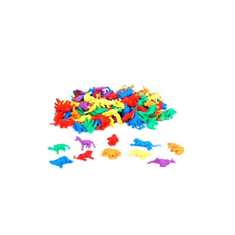 Commotion - set figurine animale salbatice pentru sortare