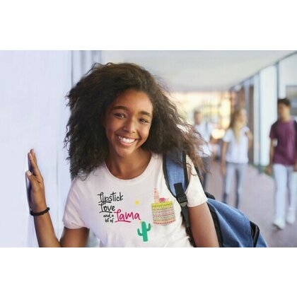 Lena - Joc si kit creativ pentru fete  de desenat si lipit stickere tricouri