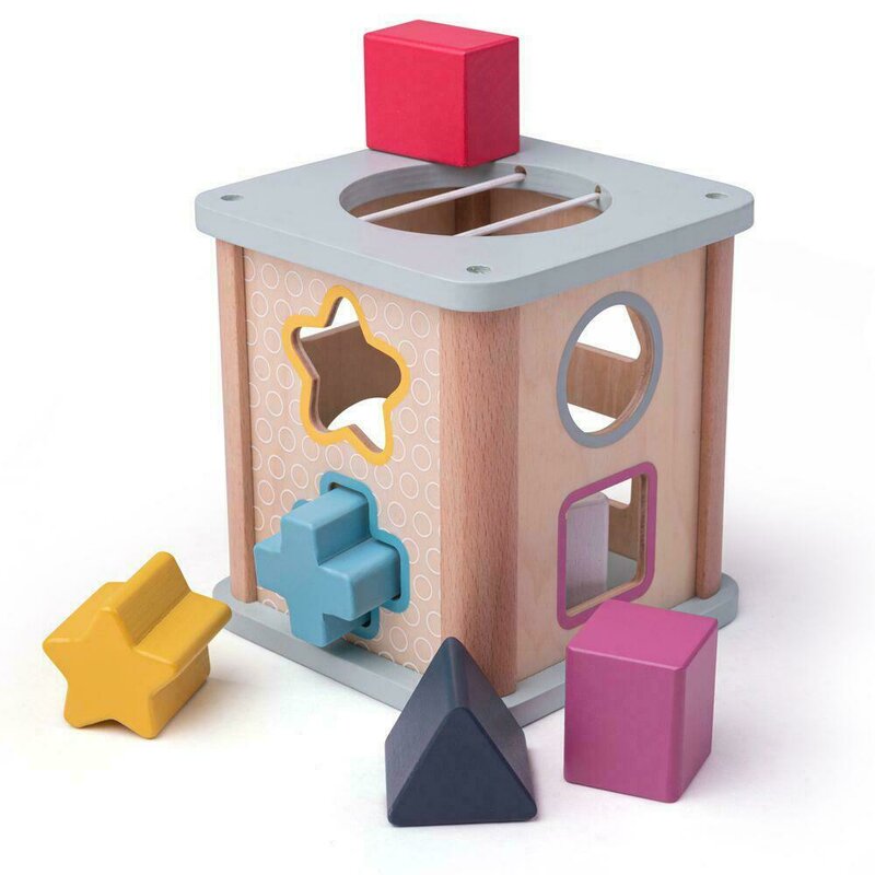 Bigjigs toys - jucarie sortare cubul magic
