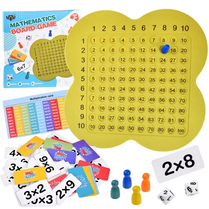 Joc tabla inmultirii cu zaruri si pioni