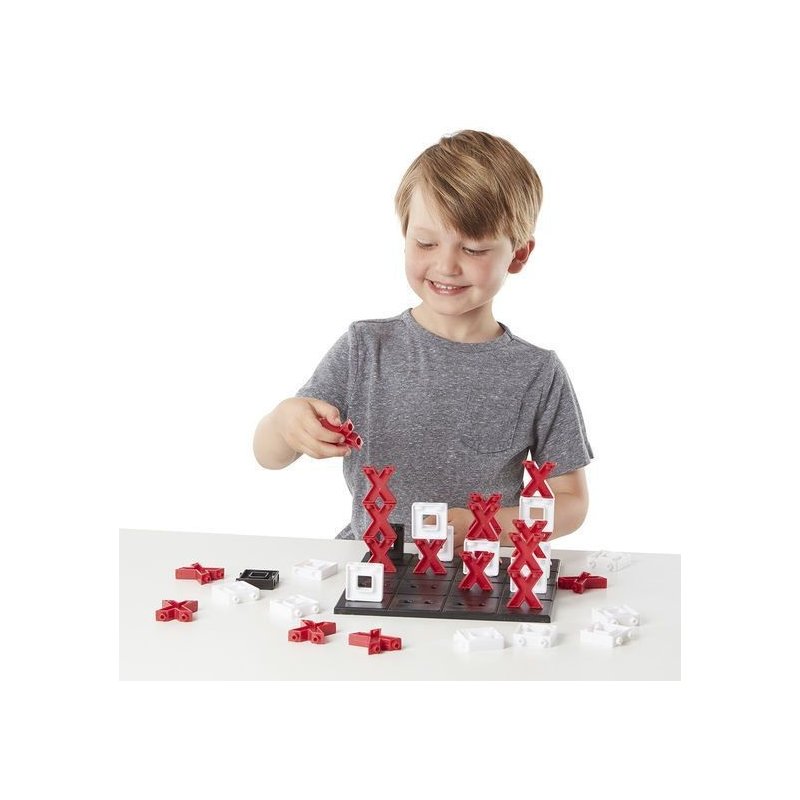 Melissa & doug - joc x si o 3d tic stac toe