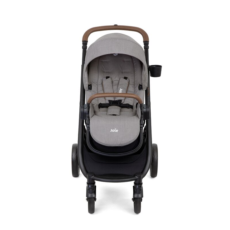 Carucior 0+ versatrax e flannel, gri