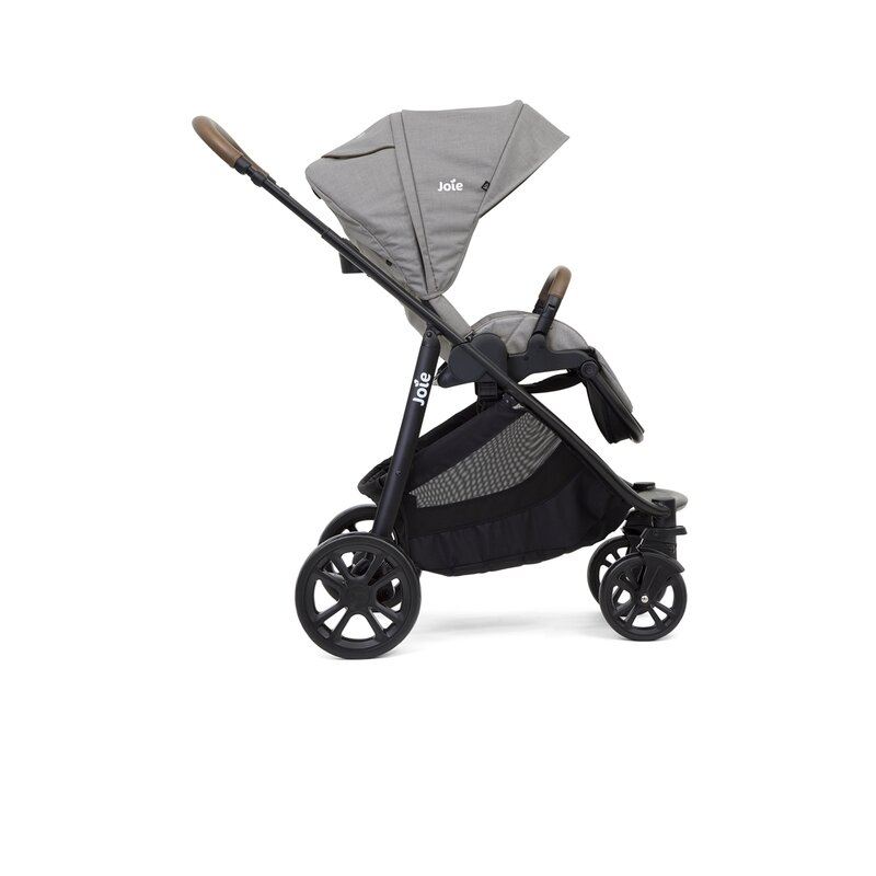 Carucior 0+ versatrax flannel, gri