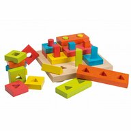 Joueco - Set de sortare cu forme geometrice, 28 piese