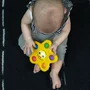 Jucarie activa cu ventuza bebelusi, Baby Einstein, Pop & Glow Starfish, Multisenzoriala, 5 buburuze numerotate, Rotire, Lumineaza, Stimuleaza motricitatea fina si cauza-efect, Fara BPA, 6 luni+, Multicolor - 2