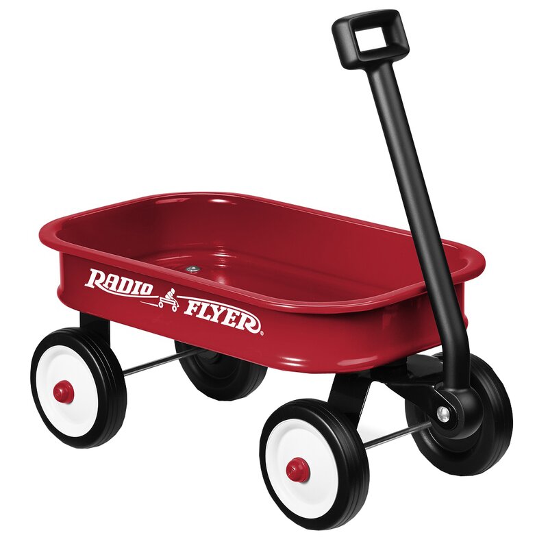 Radio flyer - carucior little wagon, rosu