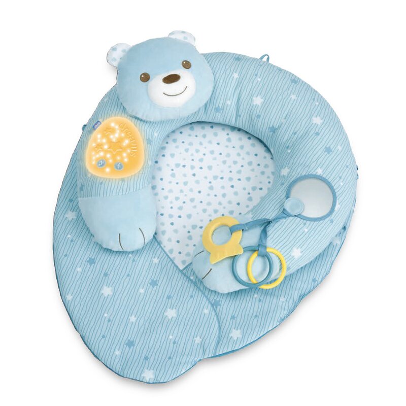 Chicco - jucarie centru de activitate 3 in 1, primul meu cuibusor, albastru, 0 luni+
