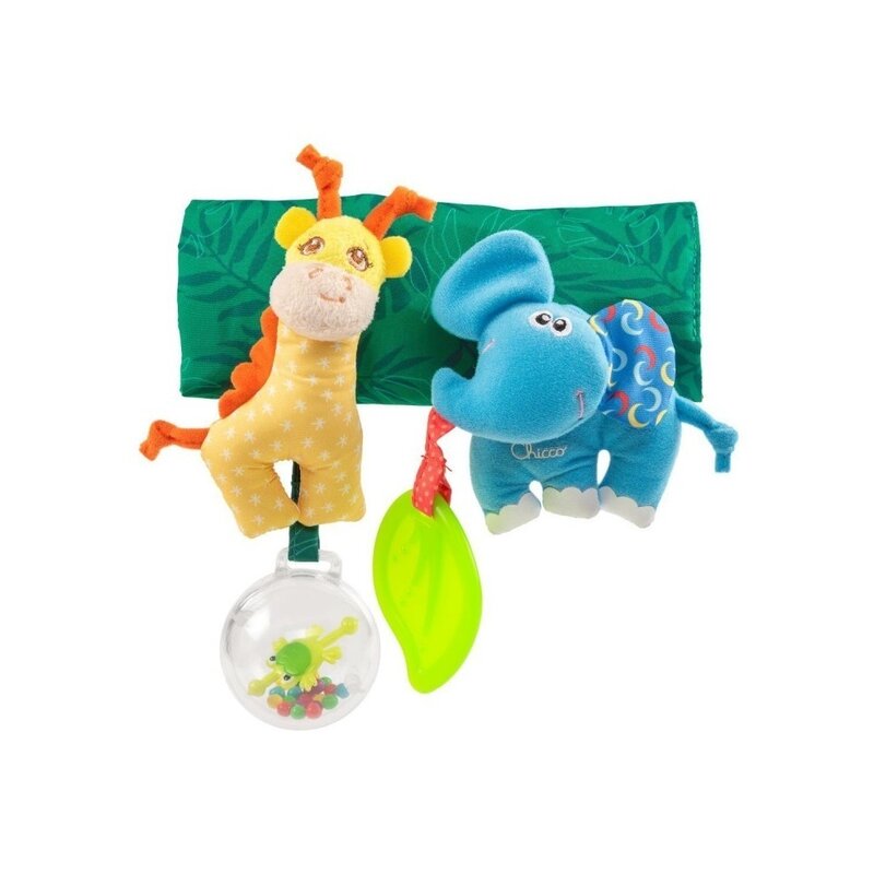 Chicco - jucarie pentru carucior la plimbare cu gilby si eli, 6-36 luni
