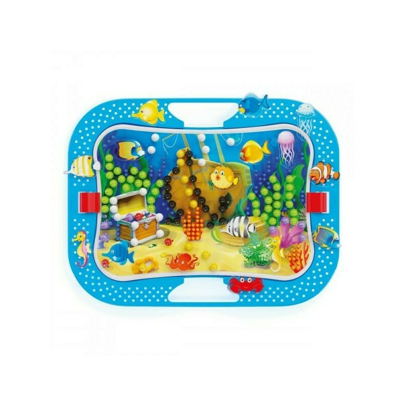 Quercetti - jucarie creativa ocean fun fish and pegs