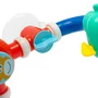 Jucarie de baie, Baby Mix, Pipeline, In forma de conducta, Dezvolta abilitatile senzoriale si motorii, Cu goluri prin care curge apa, Cu ventuze, 32x13x30 cm, 18 luni+, Multicolor - 4
