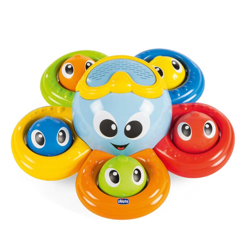 Chicco - jucarie de baie , caracatita billy, 6-36 luni