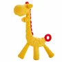 Jucarie de dentitie, Bocioland, Amelioareaza gingiile dureroase, Design ergonomic, Fara BPA, 0 luni+, Giraffe Yellow/Red - 1