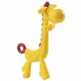 Jucarie de dentitie, Bocioland, Amelioareaza gingiile dureroase, Design ergonomic, Fara BPA, 0 luni+, Giraffe Yellow/Red - 4