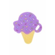 Jucarie de dentitie, Bocioland, Din silicon, Stimuleaza abilitatile motorii fine, Calmeaza durerea gingiei, 0 luni+, Ice Berry