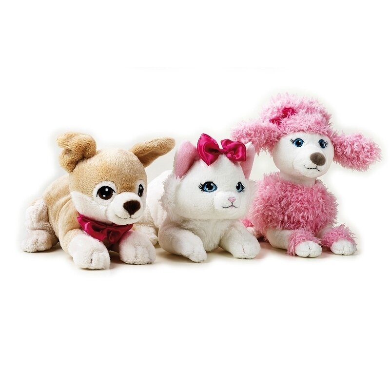 Jucarie din plus Animal companie Barbie cu husa 20 cm