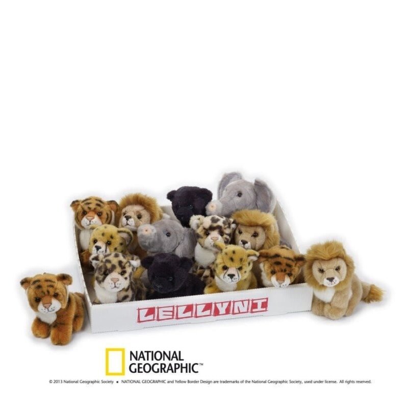 Jucarie din plus animal savana pui 10 cm