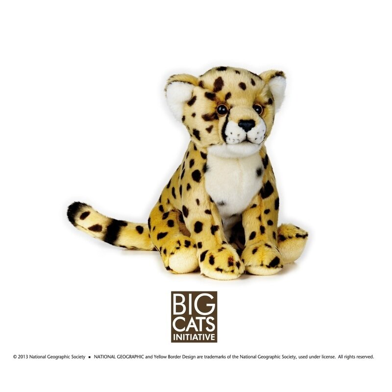 Jucarie din plus National Geographic Ghepard 25cm