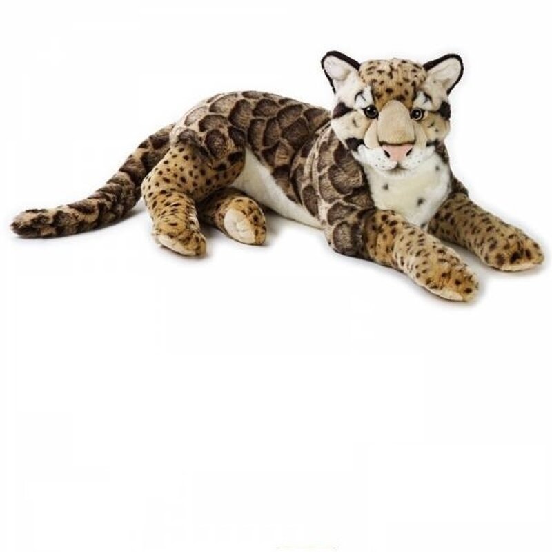 Jucarie din plus national geographic leopard de zapada 65 cm