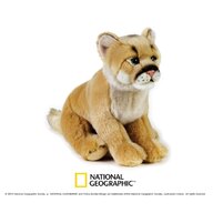 Jucarie din plus National Geographic Leu de munte 25 cm