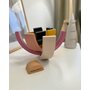 Jucarie de stivuire, Petite&Mars, Rainbow Stardust Wood of Mars, 7 piese, 24 luni+, Multicolor - 8