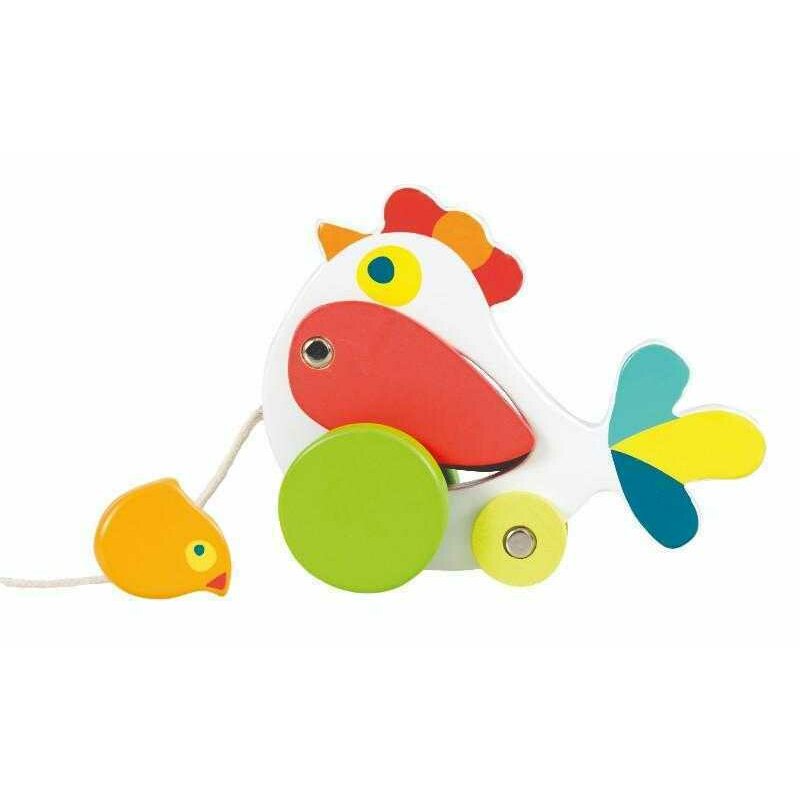 Egmont toys - jucarie de tras gaina cu pui