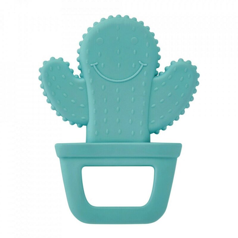 Babyjem - jucarie dentitie cactus (culoare: bleu)