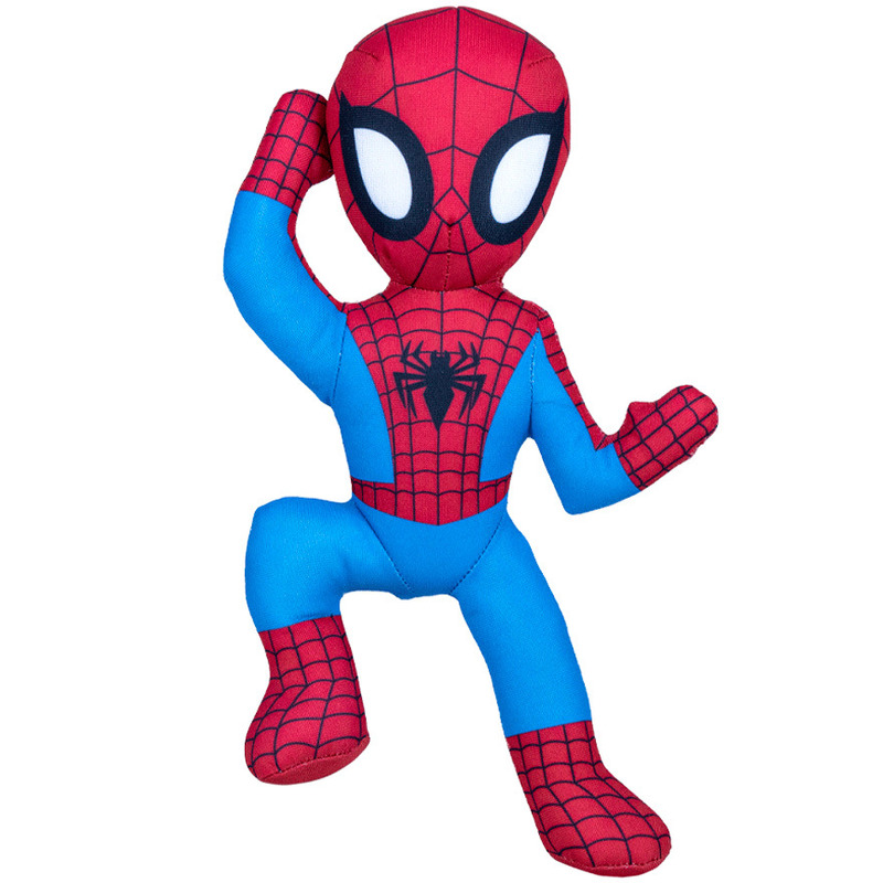 Jucarie din material textil cu sunete spiderman in actiune, 30 cm