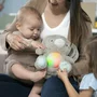 Jucarie din plus cu sunete ale batailor inimii, cantece de leagan, vibratii si lumini, Ingenuity, Silvy, Iepuras, Moale, Dezvolta imaginatia si jocul creativ, 0 luni+, Gri - 7