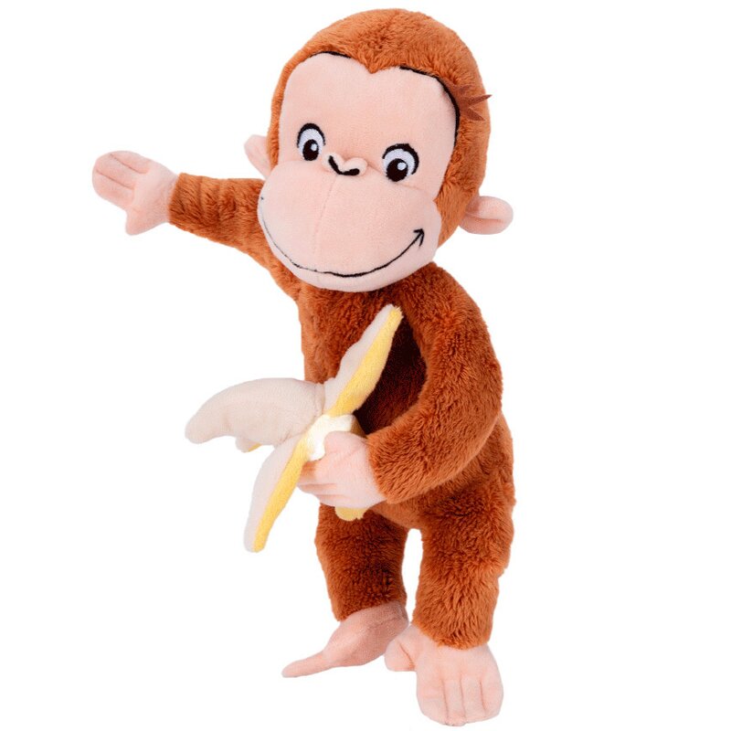 Play by play - jucarie din plus curious george cu banana, 26 cm