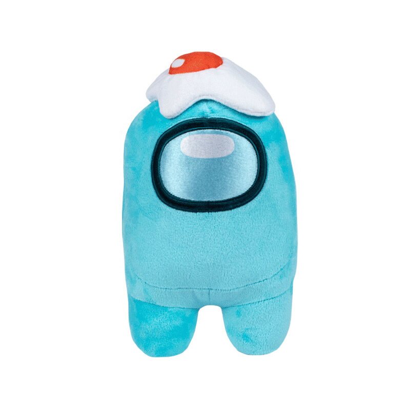 Play by play - jucarie din plus cyan, among us, 30 cm