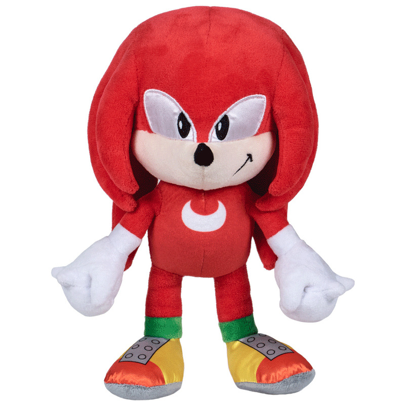 Jucarie din plus knuckles classic, sonic hedgehog, 28 cm