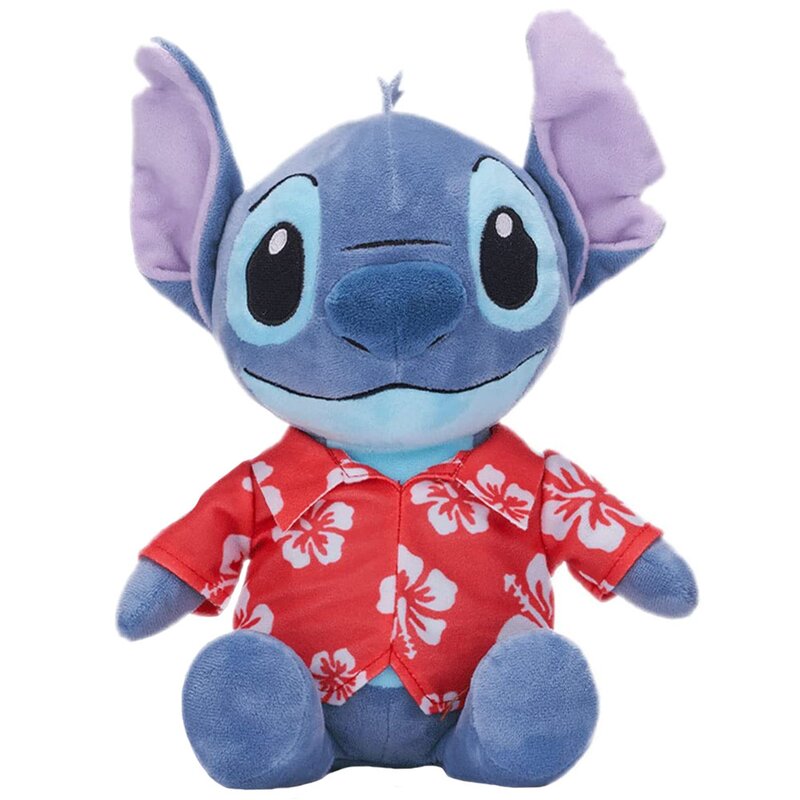 Play by play - jucarie din plus stitch hawaii cu camasa rosie, lilo & stitch, 28 cm