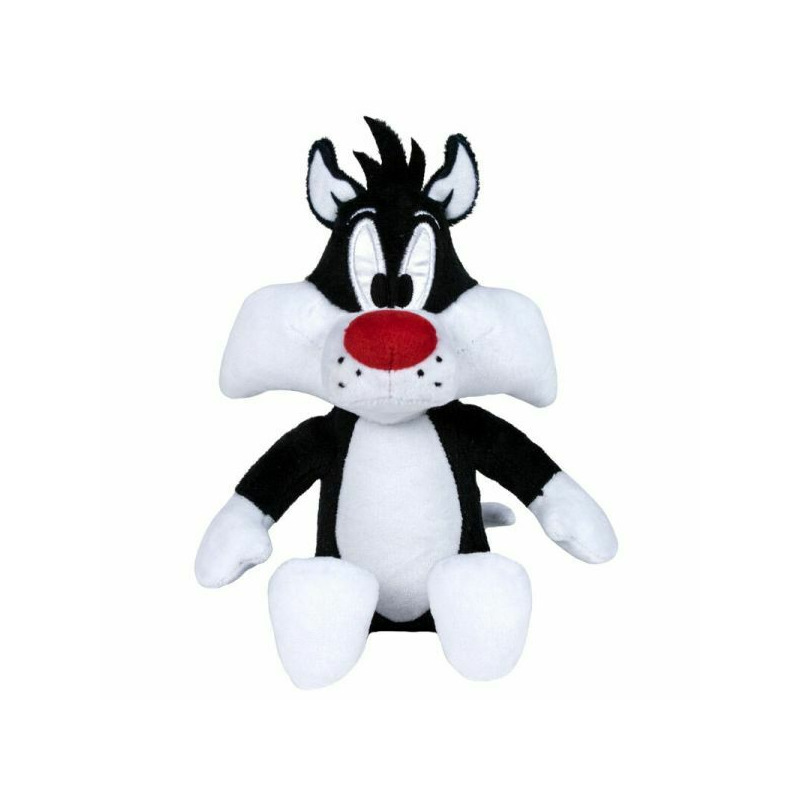 Jucarie din plus sylvester sitting, looney tunes, 16 cm