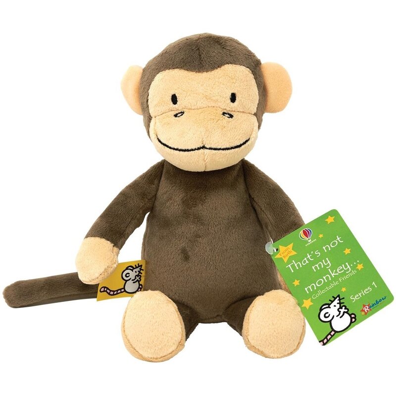 Rainbow designs - jucarie din plus that's not my... monkey, 15 cm