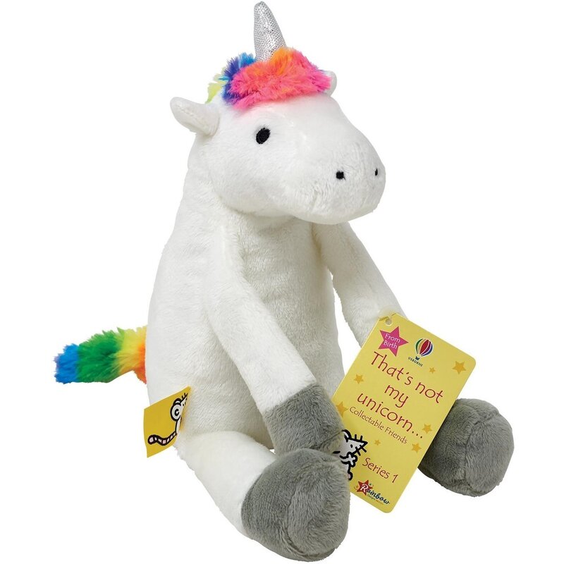 Rainbow designs - jucarie din plus that's not my... unicorn, 18 cm
