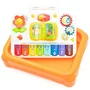 Jucarie educationala, Baby Mix, Musical Learning, 3 in 1, Cu picioare detasabile, Echipata cu diverse butoane si lumini, Pian si activitati, Panou detasabil, 18 luni+, Multicolor - 2