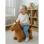 Jucarie gonflabila de plus cu sunete, Baby Mix, In forma de calut, Husa moale detasabila, Cu pompa inclusa, Pana la 70 kg, 36 luni+ - 2