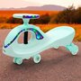 Jucarie gravitationala, Baby Mix, G-Force, Pana la 50 kg, Cu lumini LED, Cu 4 melodii, Volan si sezut ergonomice, 3 ani+, Green - 6