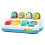 Jucarie interactiva, Baby Mix, Peekaboo Animals, Dezvolta abilitatile senzoriale si motorii, Cu fereastra pop-up cu animalute, 11 x 25.2 x 13 cm, 18 luni+, Multicolor - 1
