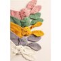 Jucarie interactiva, New Baby, Rabbit, Din muselina, Bumbac, 30x30 cm, 0 luni+, White - 6