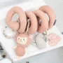 Jucarie interactiva, New Baby, Spirala, Lama, Pentru atasare la patut sau carucior, Dezvolta abilitatile motorii, Include si jucarie pentru dentitie, Fara BPA, 0 luni+, Multicolor - 2